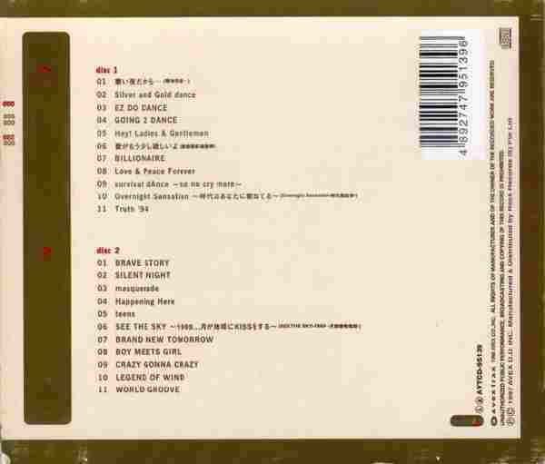 【日语经典】TRF《Works-TheBestofTRF》2CD.1997[FLAC+CUE整轨]