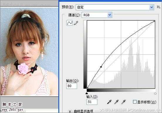 photoshop 人物写真图片的轻微磨皮及润色