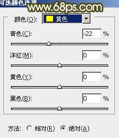 Photoshop将树林婚片增加上柔和的淡黄色效果