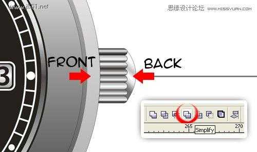 CorelDraw(CDR)设计绘制超真实的有质感的手表实例教程