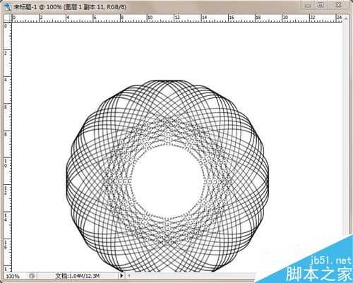 ps制作一个棉线团