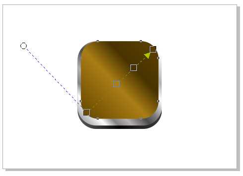 CorelDRAW X8制作金属质感渐变3D立体按钮教程