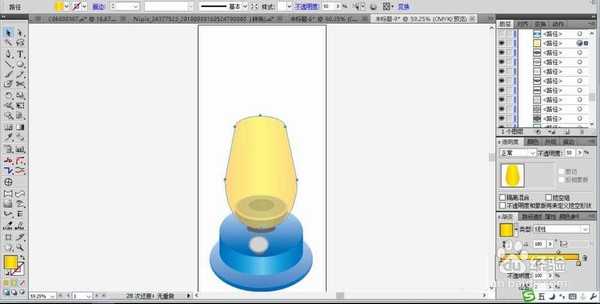 ai怎么画神灯图形? ai绘制煤油灯图标的教程