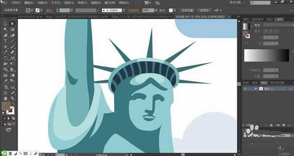ai怎么绘制自由女神像? ai自由女神像的画法