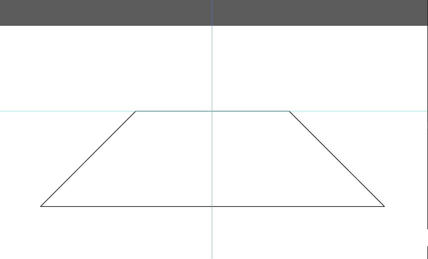ai怎么画只有一条对称轴的四边形? ai四边形透视效果的画法