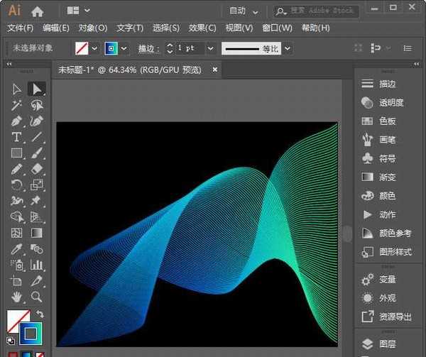 ai怎么制作科技线条 ai制作科技感线条图文教程